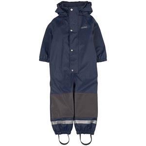 Kuling Douglas Lined Recycled Rain Coverall Navy 74/80 cm