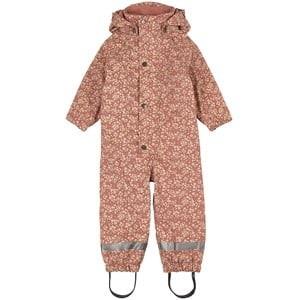 Kuling Douglas Lined Recycled Floral Rain Coverall Desert Pink 74/80 c...