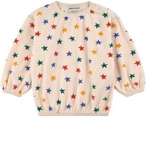 Bobo Choses Star Print Sweatshirt Cream 6 Months