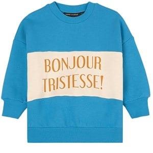 Mini Rodini Bonjour Tristesse Sweatshirt Blue 80/86 cm