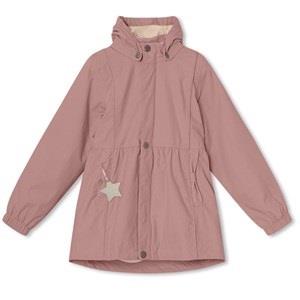 MINI A TURE Catia Fleece Lined Spring Jacket Pale Wood Rose 2 years