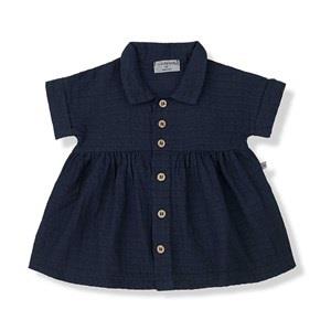 1+ in the family Momo Dress Blue Notte 12 Months