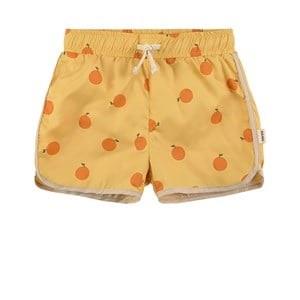 Kuling Lisbon Printed Swim Shorts With Oranges Yellow 98/104 cm