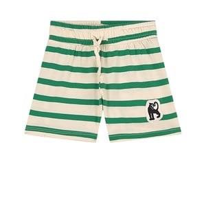 Mini Rodini Striped Shorts Green 92/98 cm