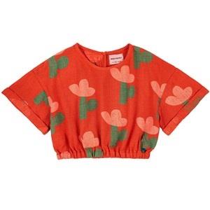 Bobo Choses Floral Top Red 2-3 Years
