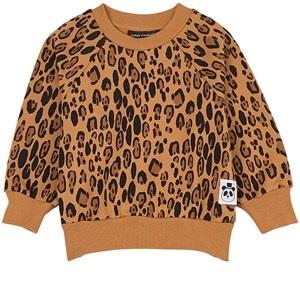 Mini Rodini Basic Leopard Print Sweatshirt Brown 80/86 cm