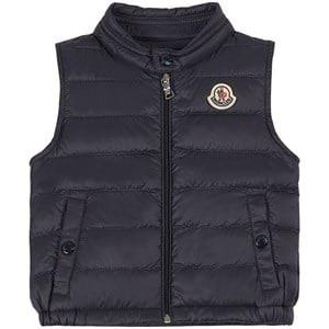Moncler New Amaury Down Vest Navy 6-9 Months