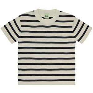 FUB Striped T-Shirt ecru/dark navy 100 cm
