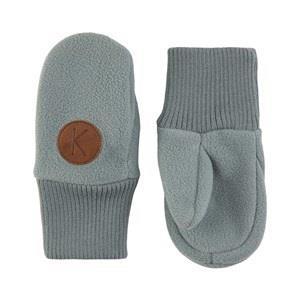 Kuling Livigno Recycled Wind Fleece Mittens Light Green 0-2 Years