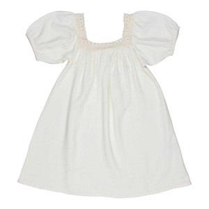búho Dress With Lace Trim Cream 4 Years