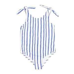 búho Striped Swimsuit White 5-6 Years