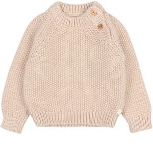 búho Knit Sweater Cream 3 Months