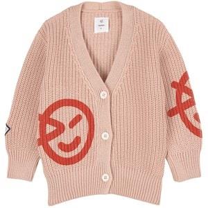 Wynken Branded Knit Cardigan Pink 4 Years