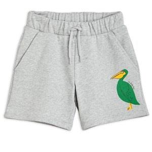 Mini Rodini GOTS Pelican Shorts Gray Melange 104/110 cm