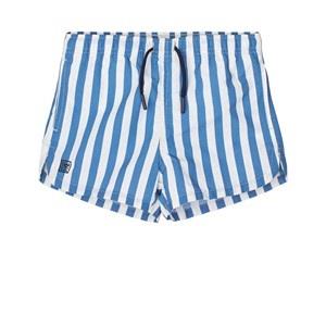 Liewood Aiden Striped Swim Shorts Riverside / Crème de la crème 86 cm