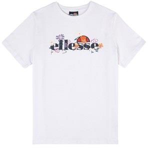 Ellesse Parlare Jr Branded T-Shirt White 12-13 Years
