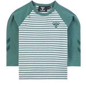 Hummel Stripe T-Shirt Green 4-6 months (68 cm)
