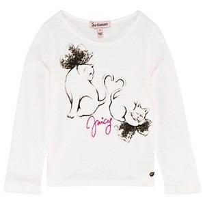 Juicy Couture Cat Love T-Shirt Cream 2 years