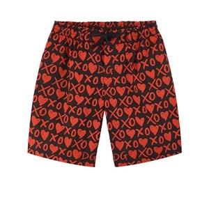 Dolce & Gabbana Heart Print Shorts Red 8 Years