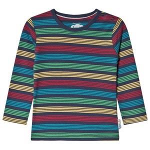 Frugi Favorite T-Shirt Tobermory Rainbow Stripe 0-3 months