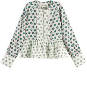Scotch & Soda Floral Blouse Pink 4 Years