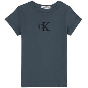 Calvin Klein Jeans Branded T-Shirt Ocean Teal 8 Years