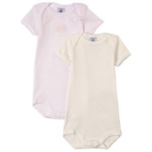 Petit Bateau 2-Pack Baby Body Pink 3 months