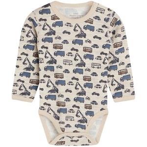 Hust&Claire Baloo Printed Baby Body Wheat Melange 56 cm