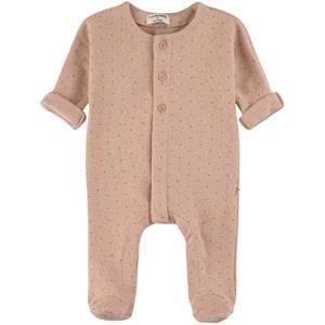 1+ in the family Footed Baby Body Pink 1 Month