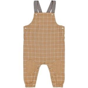 búho Checked Overalls Amber 9 Months