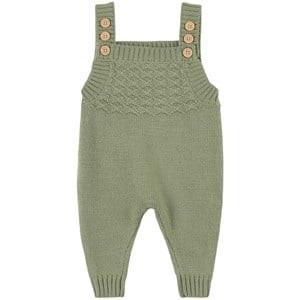 Little Jalo Knitted Overalls Khaki 68 cm