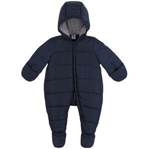 Petit Bateau Baby Coverall Navy 3 Months