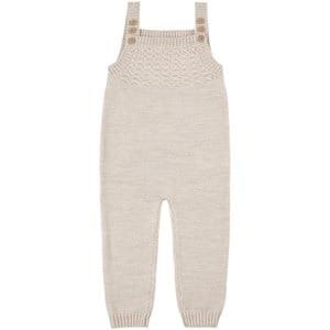 Little Jalo Knitted Overalls Cream 68 cm
