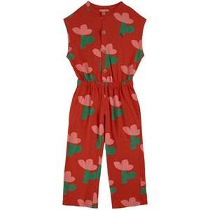 Bobo Choses Floral Jumpsuit Red 12-13 Years