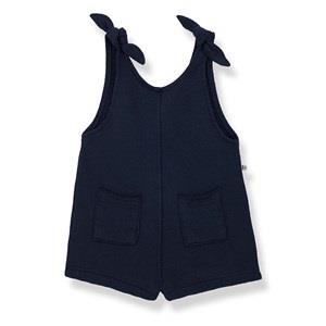 1+ in the family Ella Overall Shorts Blue Notte 9 Months