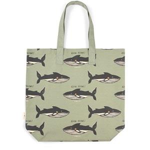 Studioloco Whale Tote Bag Green One Size