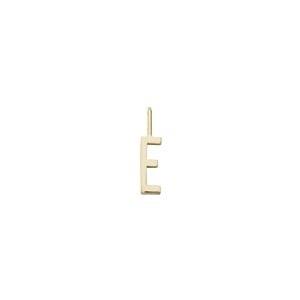 Design Letters Gold Letter Charm 10 mm - E One Size