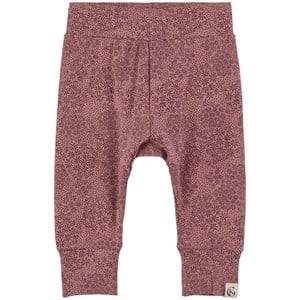 Gullkorn Villvette Floral Baby Pants Old Pink 56 cm