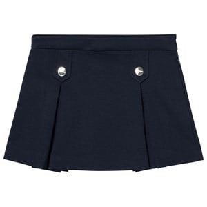Jacadi Button Detail Pleated Skirt Navy 3 years