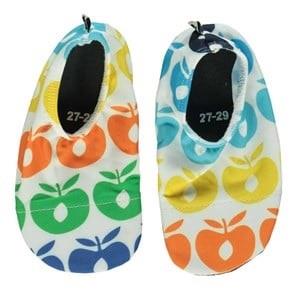 Småfolk Printed Swim Shoes With Apples Blue Atoll 18-20 EU