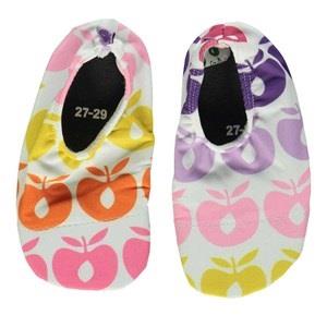 Småfolk Printed Swim Shoes With Apples Sea Pink 18-20 EU