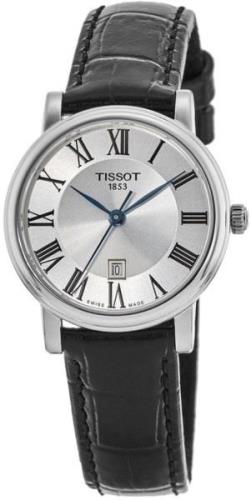 Tissot Naisten kello T122.210.16.033.00 Carson Hopea/Nahka Ø30 mm