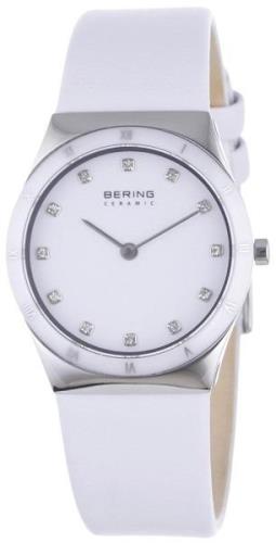 Bering Naisten kello 32230-684 Ceramic Valkoinen/Nahka Ø30 mm