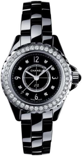 Chanel Naisten kello H2571 J12 Musta/Keraaminen Ø29 mm