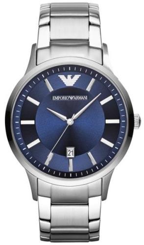 Emporio Armani Miesten kello AR11180 Renato Sininen/Teräs Ø43 mm