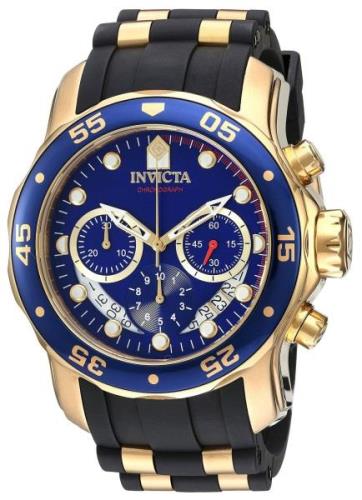 Invicta Miesten kello 21929 Pro Diver Sininen/Kullansävytetty teräs