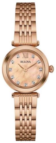 Bulova Naisten kello 97S116 Diamond Punakultaa/Punakultasävyinen