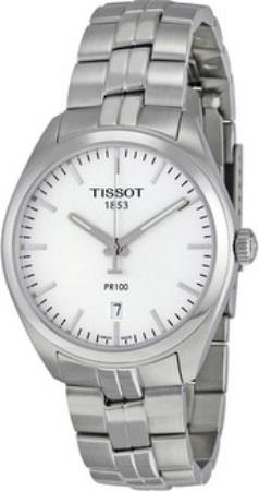 Tissot Miesten kello T101.410.11.031.00 PR 100 Gent Hopea/Teräs Ø39