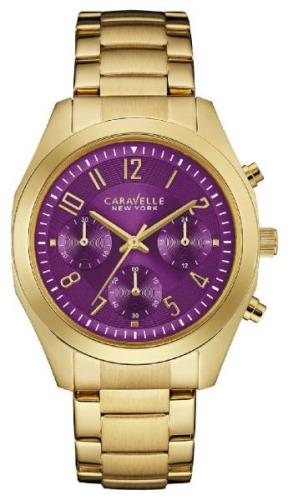 Bulova Naisten kello 44L200 Caravelle Violetti/Kullansävytetty