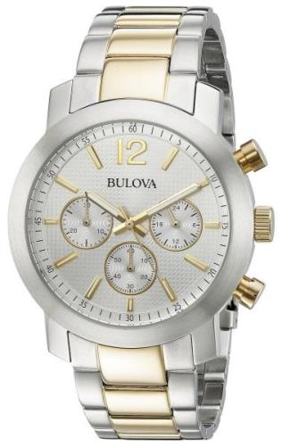 Bulova Miesten kello 98A145 Bracelet Hopea/Kullansävytetty teräs